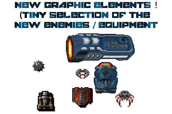 New graphic elements for Galaxy Hunter